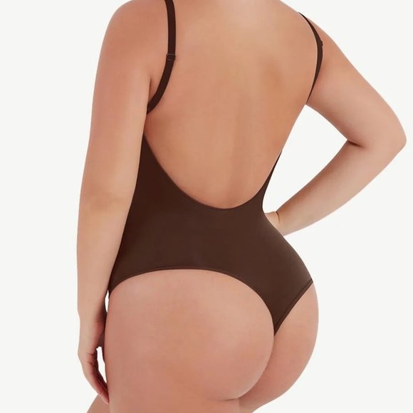 Seamless Sculpt Covered Breast Open-Back & Thong Bodyshaper - Picture 7 of 10